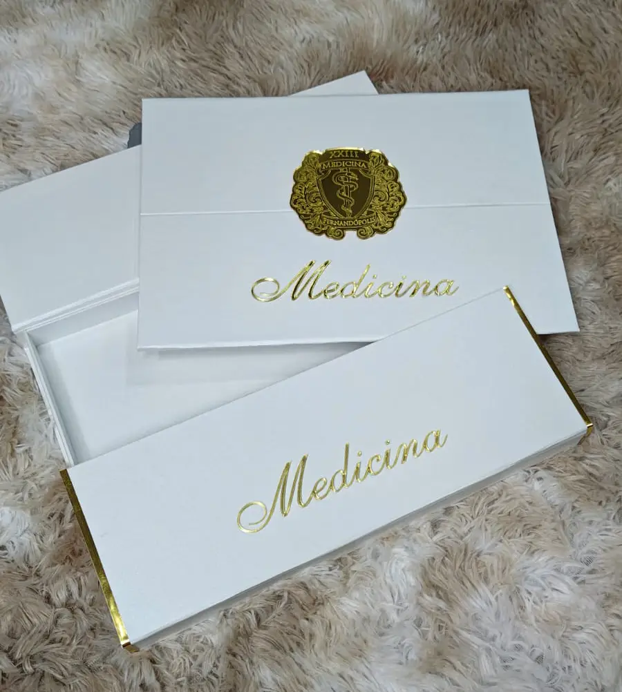 Convite Super Luxo Medicina - Invite Studio